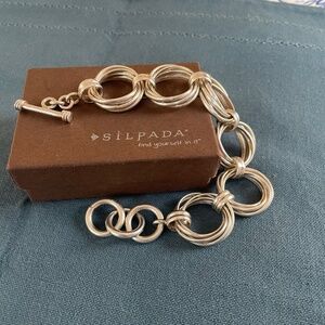 Retired Silpada Circle Link Bracelet